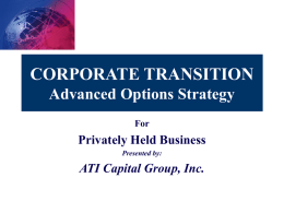 ESOP POWER - ATI Capital Group, Inc. | Providing Total