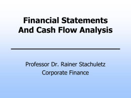 Chapter 02 - Financial Statements and Analysis