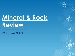Mineral & Rock Review