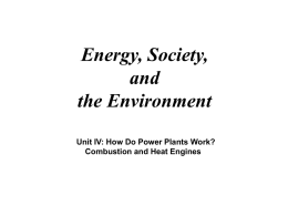 Lecture 7: Energy Toolkit III