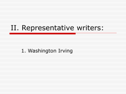 Washington Irving(1783—1859)