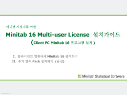Minitab 15 Company Overview