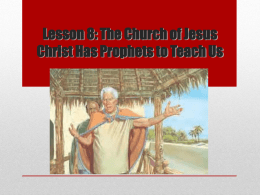 Lesson 7: Faith in Jesus Christ