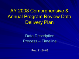 2007 Program Review