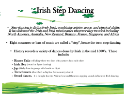 Irish Step Dancing - Hobbs High School
