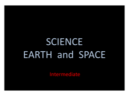 SCIENCE UNIT 2 EARTH and SPACE - TEACHEZ