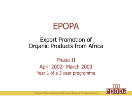 EPOPA Results 2002-2003