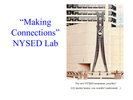 Making Connections” NYSED Lab
