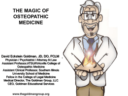 The Magic of Osteopathy - Indiana Osteopathic Association