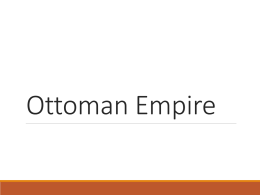 Ottoman Empire - Hackettstown School District