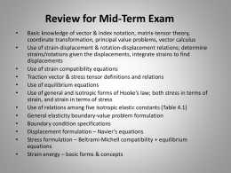 Review for Mid-Term Exam