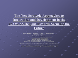 The New Strategic Approaches to Integration and