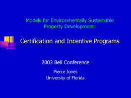 Sustainable Florida Workshop