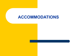 Accommodations Manual: How to Select, Administer, and