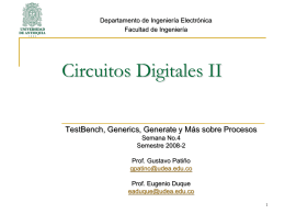 Circuitos Digitales II - Universidad De Antioquia