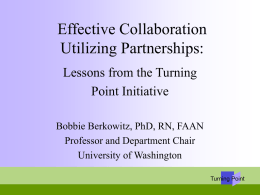 Turning Point: Collaborating for a New Century in Public