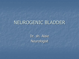 NEUROGENIC BLADDER - www.iranneurology.com