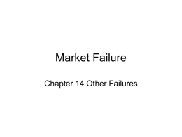 Market Failure - Rio Hondo College