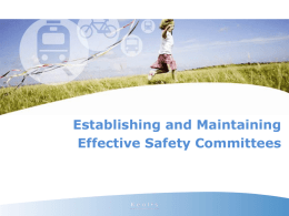 SAFETY COMMITTEES