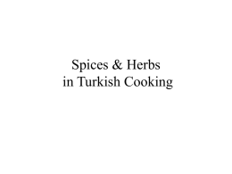 Why spices are important - Northern Kentucky Herb Society