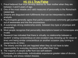 Personality - AP Psychology