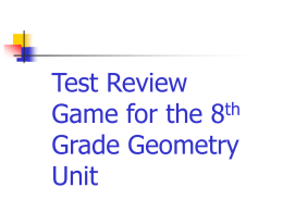 geometry review - Grandview C