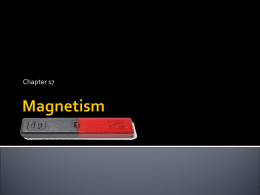 Magnetism - Broken Arrow Public Schools