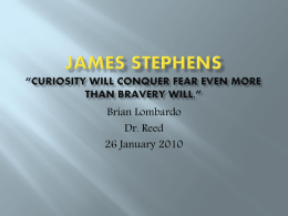 James Stephens - Mercyhurst University