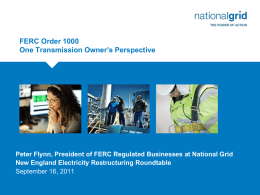 FERC Order 1000 (Transmission Planning and Cost Allocation