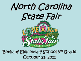 North Carolina State Fair - Rockingham County Schools