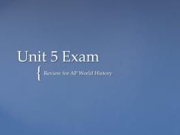 Unit 5 Exam