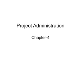 Project Administration