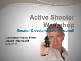 Active Shooter Workshop - Greater Cleveland Safety Council