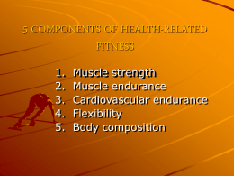 5 COMPONENTS OF HEALTH