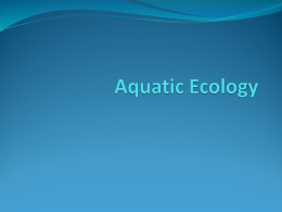 Aquatic Ecology - Alabama School of Fine Arts