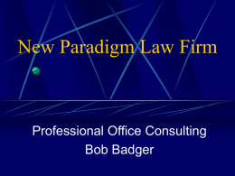 New Pyridine Law Firm - Professional Office Consultants
