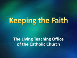 Keeping the Faith - St Ann Catholic Church, Fayetteville
