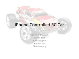 iPhone Controlled RC Car