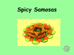 Spicy Samosas