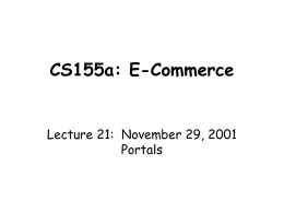 CPSC155a Fall 2001, Lecture 21