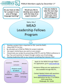 MEAD one page flyer