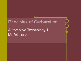 Principles of Carburetion