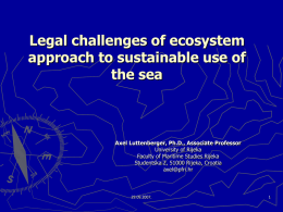 LEGAL REQUIREMENTS FOR SPECIAL AREAS AND &hellip;