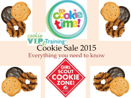 Cookie Sale 2015 - Yorktown Girl Scouts