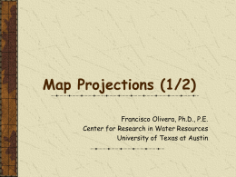 Geodetic Data and Map Projections