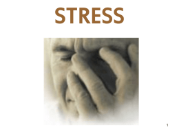 UNDERSTANDING STRESS - ResolutionsTherapy.Org