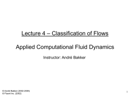 Classification of flows - The Colorful Fluid Mixing Gallery