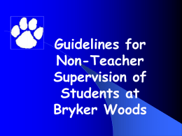 Parents As Partners - Bryker Woods Elementary PTA