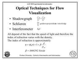 Flow Visualization - Purdue University