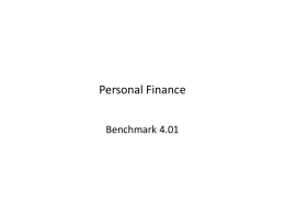 Personal Finance - Wichita State University